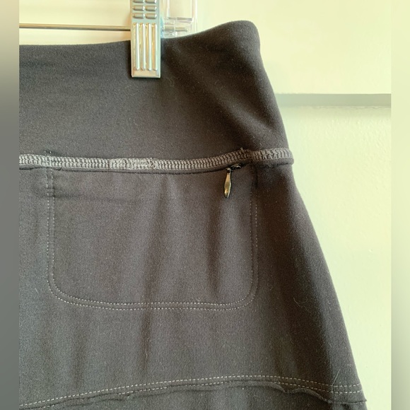 Athleta Black Tiered Midi Skirt - Picture 7 of 10